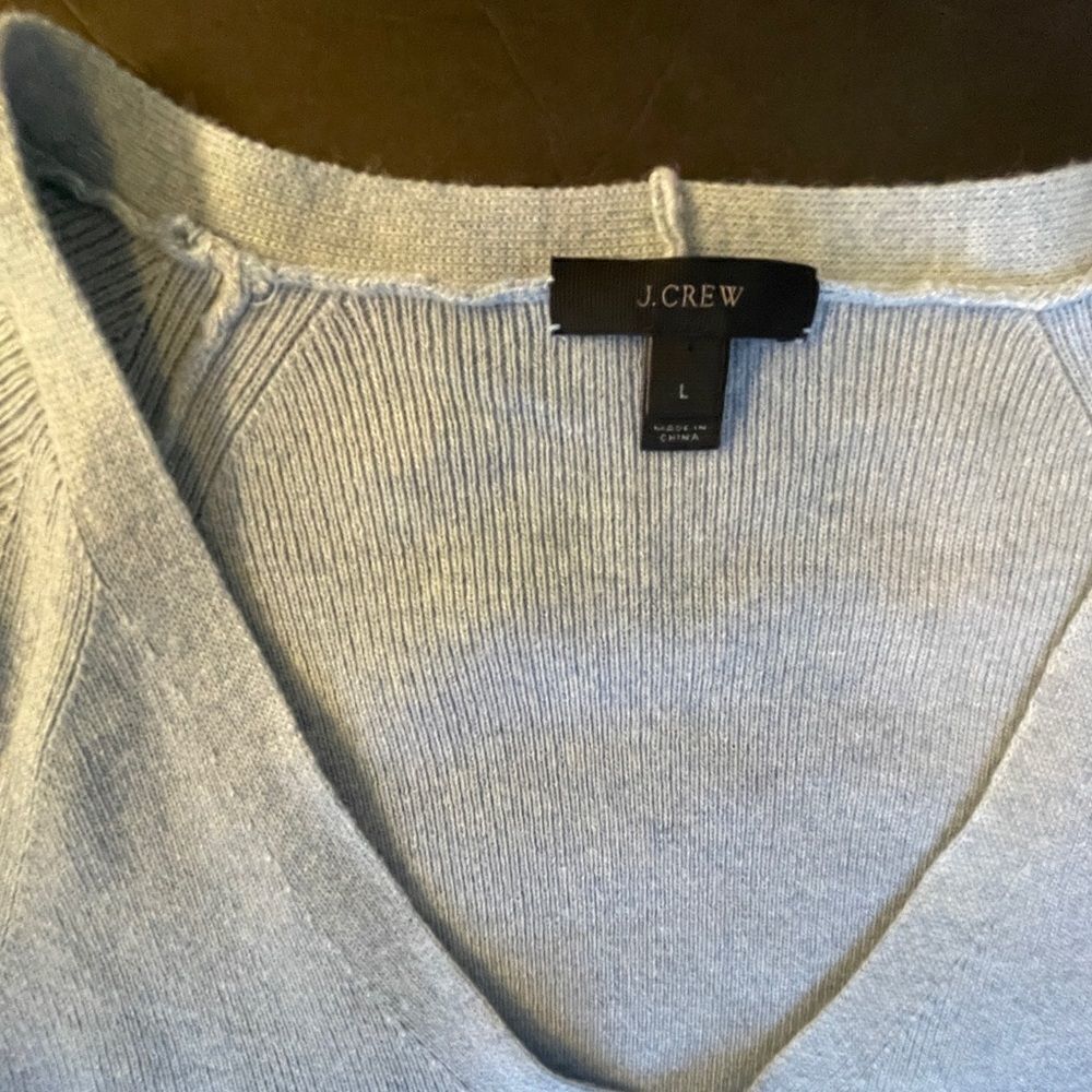 J Crew Wool Sweater Size L - Picture 3 of 9